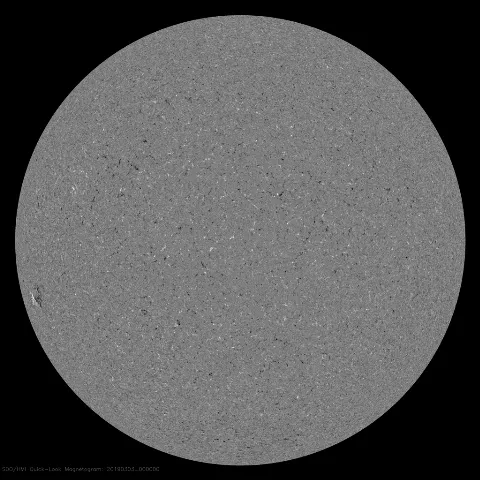 Image of Sun's magnetic field