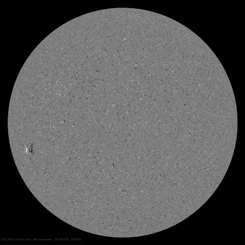 Image of Sun's magnetic field