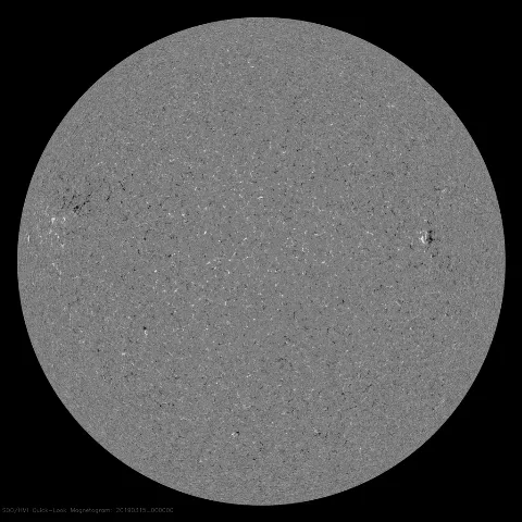 Image of Sun's magnetic field