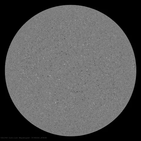 Image of Sun's magnetic field