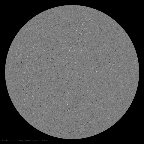 Image of Sun's magnetic field