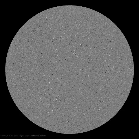 Image of Sun's magnetic field