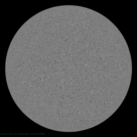 Image of Sun's magnetic field