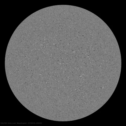 Image of Sun's magnetic field