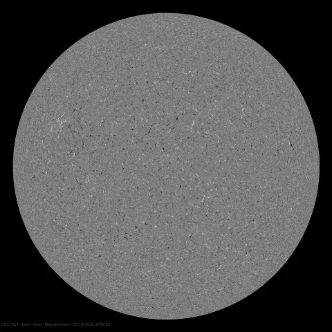 Image of Sun's magnetic field