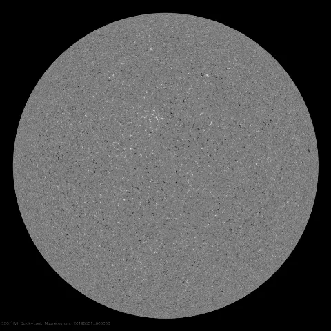 Image of Sun's magnetic field