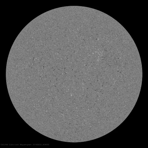 Image of Sun's magnetic field