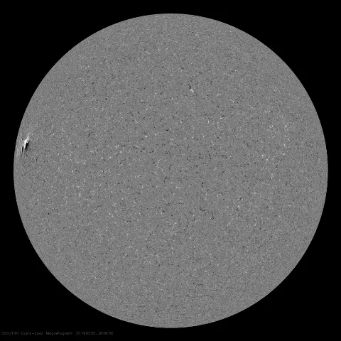 Image of Sun's magnetic field