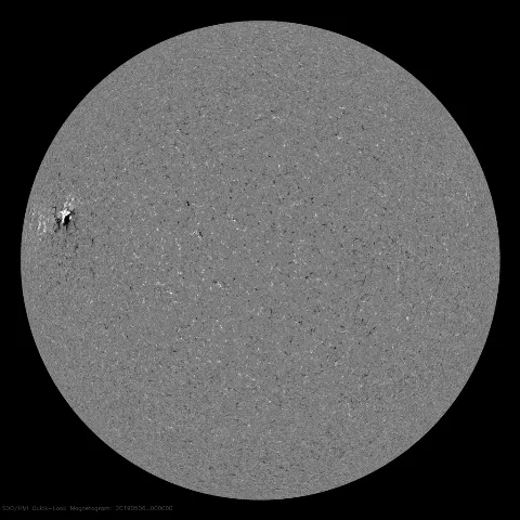 Image of Sun's magnetic field