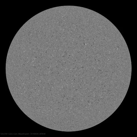 Image of Sun's magnetic field