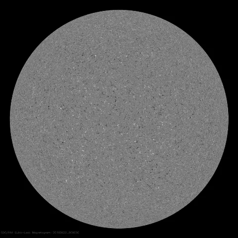 Image of Sun's magnetic field