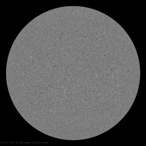 Image of Sun's magnetic field