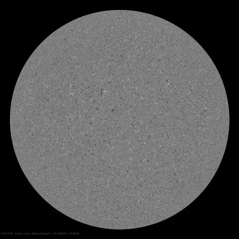 Image of Sun's magnetic field