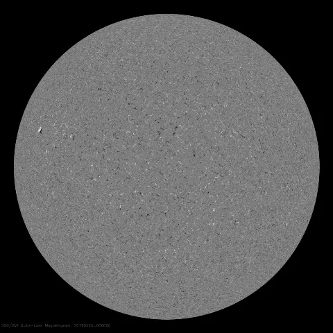 Image of Sun's magnetic field