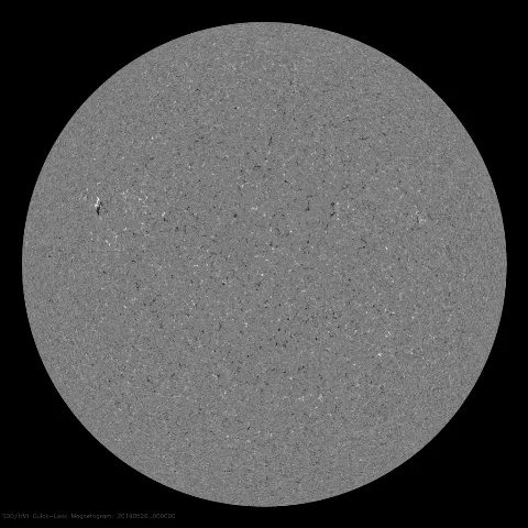 Image of Sun's magnetic field