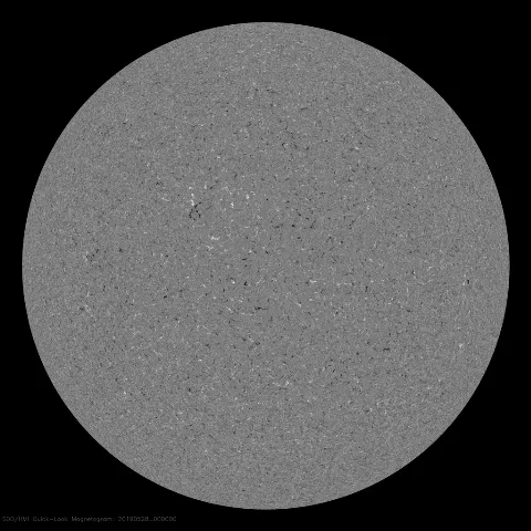 Image of Sun's magnetic field