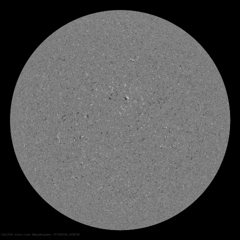 Image of Sun's magnetic field