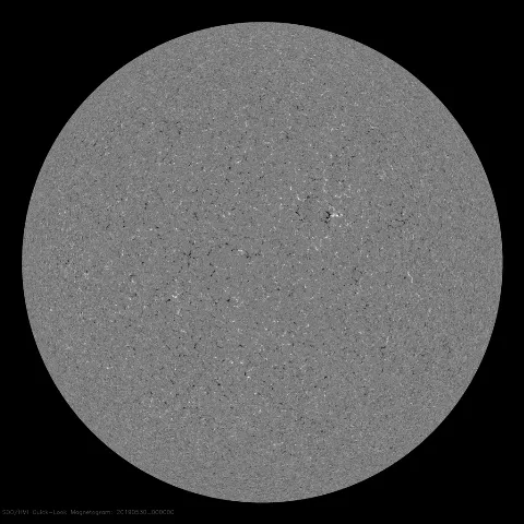 Image of Sun's magnetic field