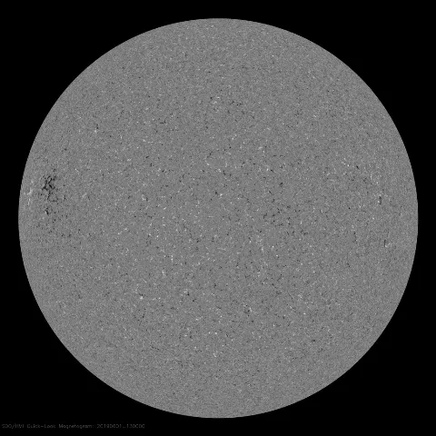 Image of Sun's magnetic field