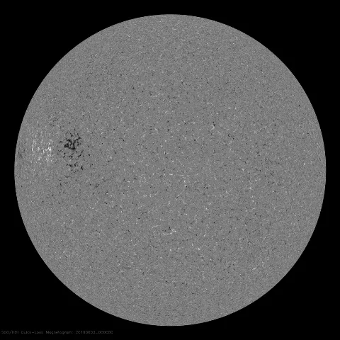 Image of Sun's magnetic field