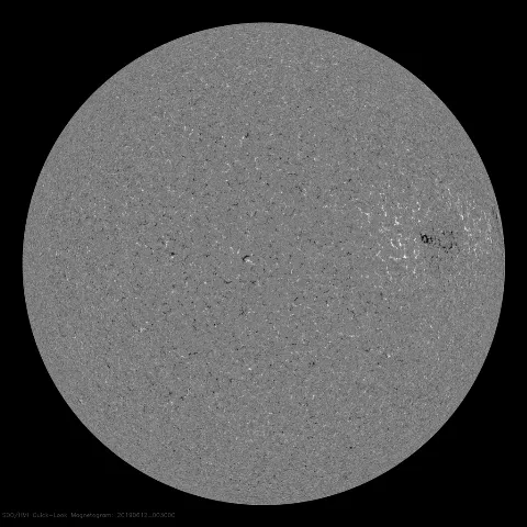 Image of Sun's magnetic field