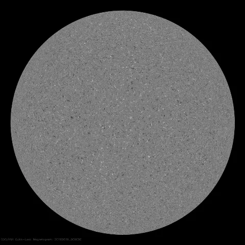 Image of Sun's magnetic field