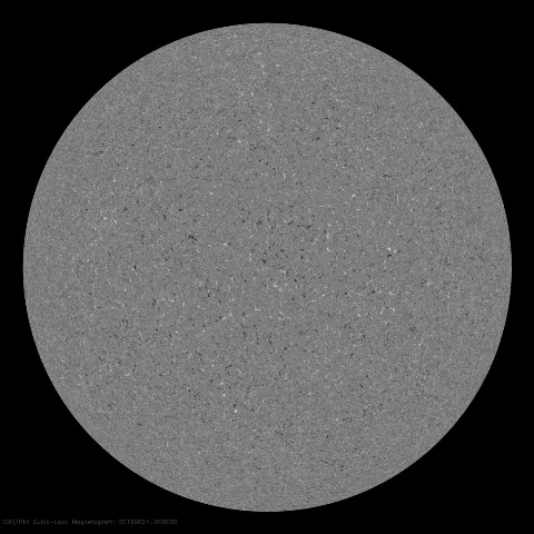 Image of Sun's magnetic field