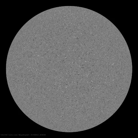 Image of Sun's magnetic field