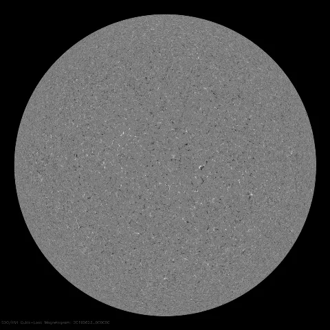 Image of Sun's magnetic field