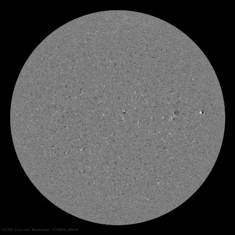 Image of Sun's magnetic field