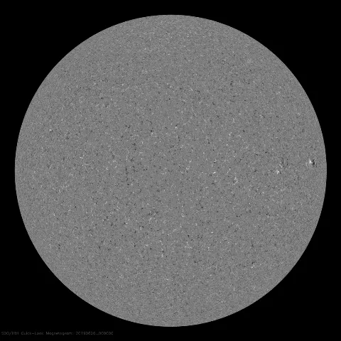 Image of Sun's magnetic field