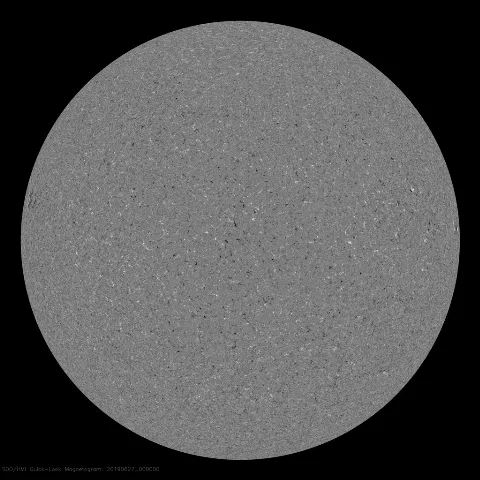 Image of Sun's magnetic field