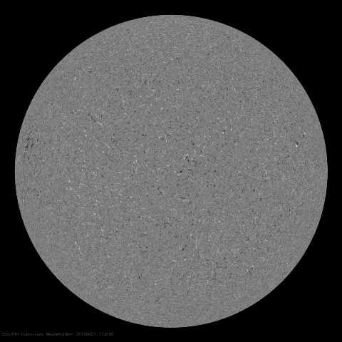 Image of Sun's magnetic field