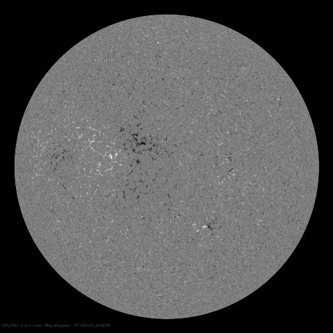 Image of Sun's magnetic field