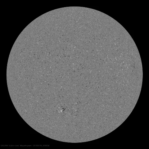 Image of Sun's magnetic field