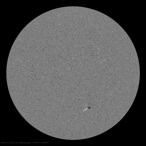 Image of Sun's magnetic field