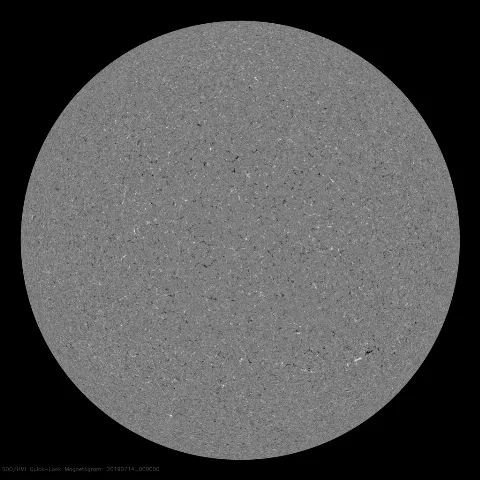 Image of Sun's magnetic field