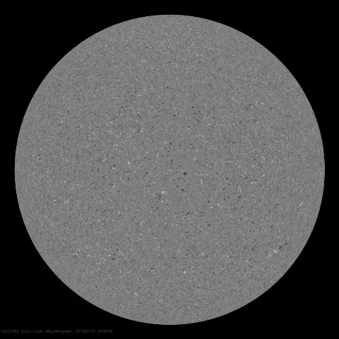 Image of Sun's magnetic field