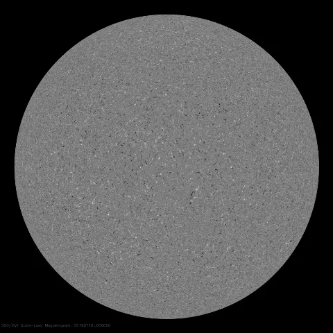 Image of Sun's magnetic field