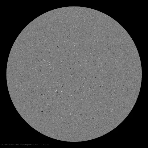 Image of Sun's magnetic field