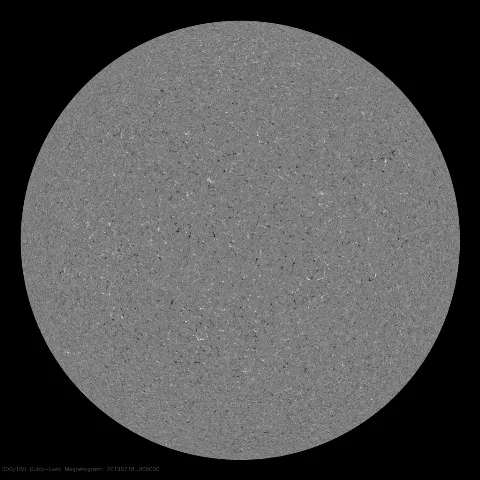 Image of Sun's magnetic field