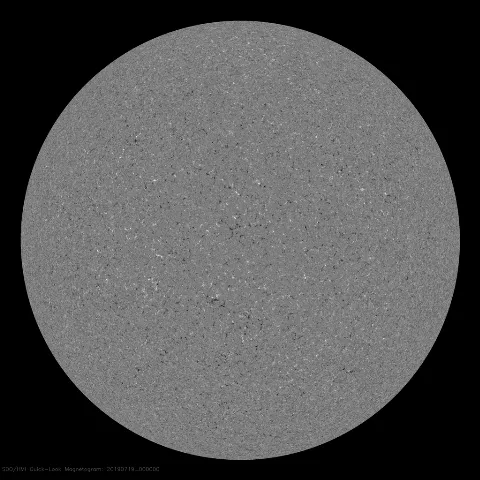 Image of Sun's magnetic field