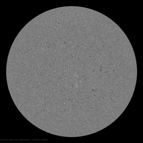 Image of Sun's magnetic field