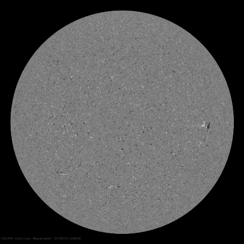 Image of Sun's magnetic field