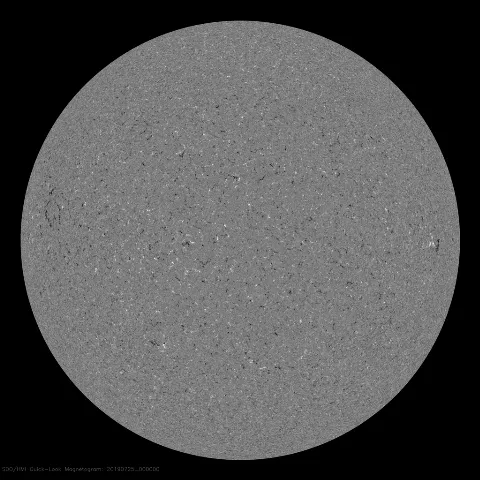 Image of Sun's magnetic field