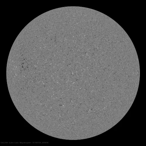 Image of Sun's magnetic field