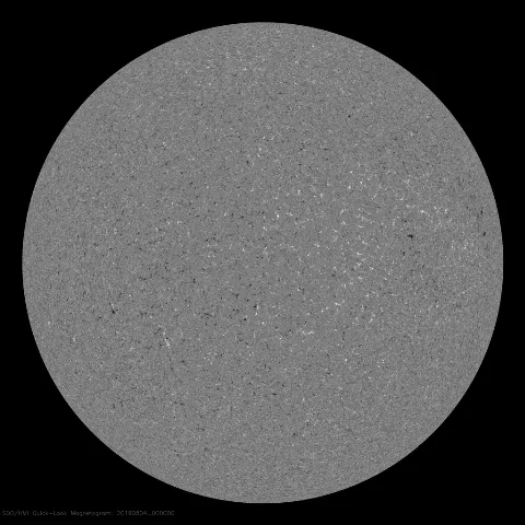 Image of Sun's magnetic field