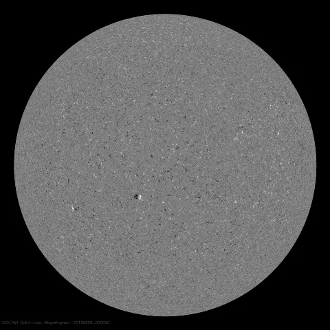 Image of Sun's magnetic field