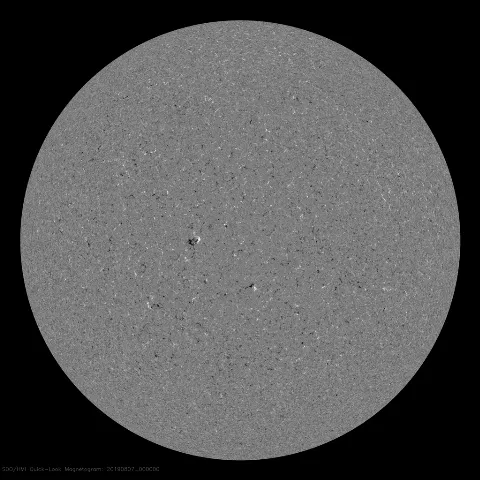 Image of Sun's magnetic field