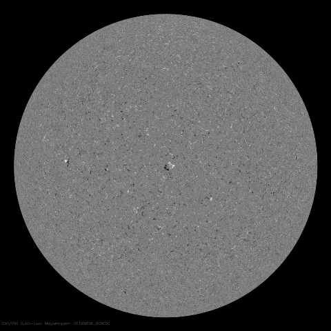 Image of Sun's magnetic field